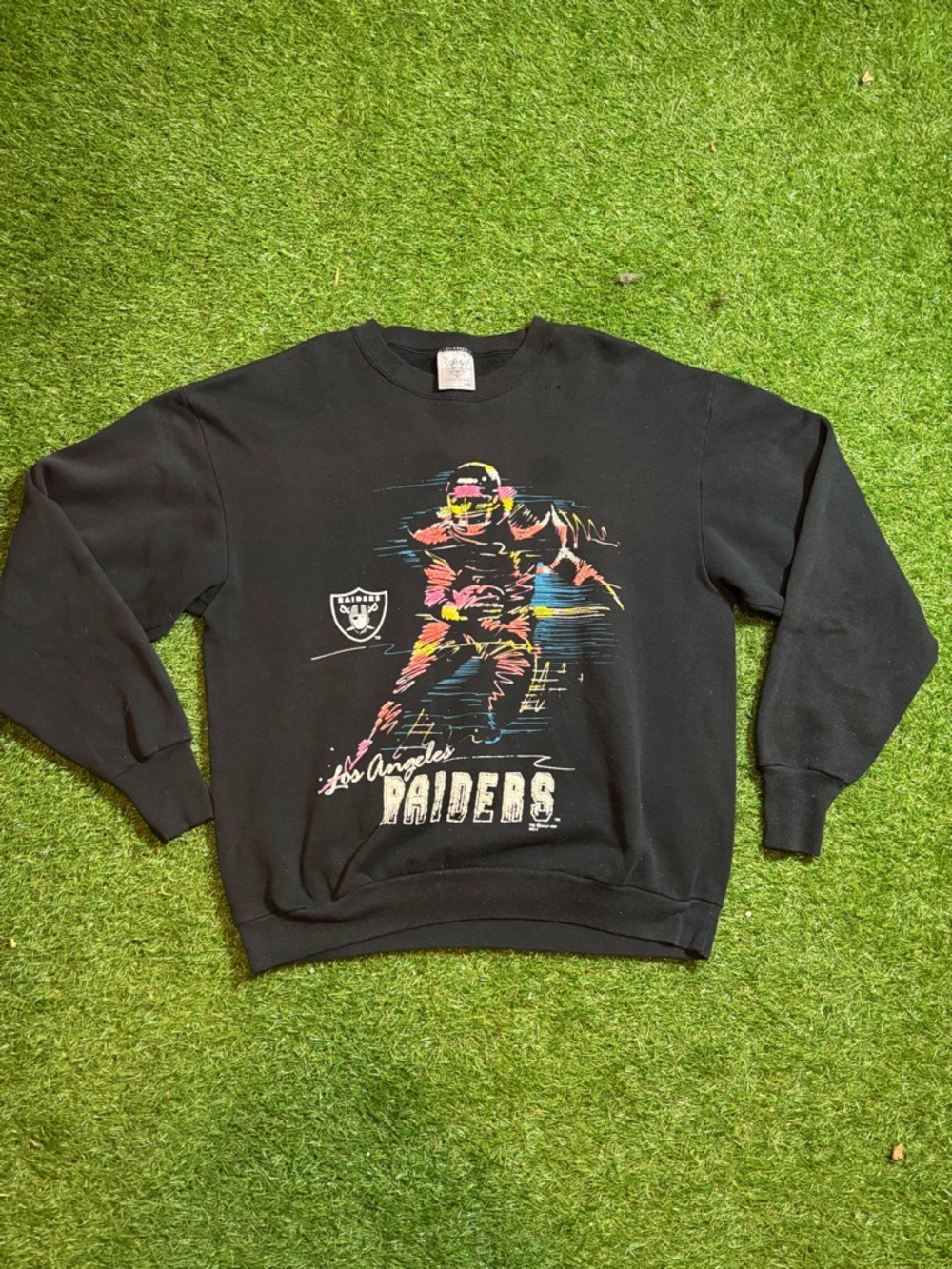 90s Los Angeles black Crewneck sweatshirt size xl